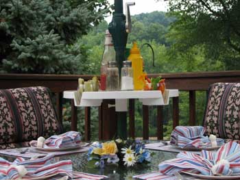 Outdoor Lazy Susan - Outdoor Snacking & Dining Made Easier